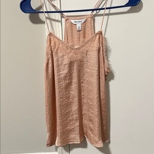 Nine West Blush Lace Camisole Top